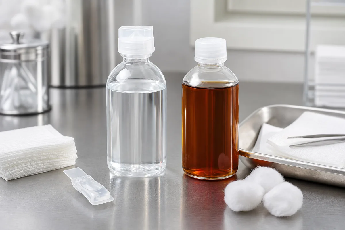 Sérum physiologique ou antiseptique : que choisir